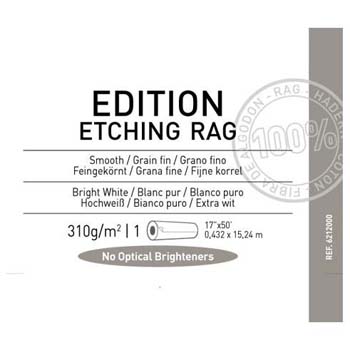 PAPEL CANSON EDITION ETCHING RAG 17 X15 MTS 310 GR CANSON 