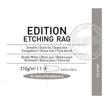 PAPEL CANSON EDITION ETCHING RAG 17 X3 MTS 310 GR
