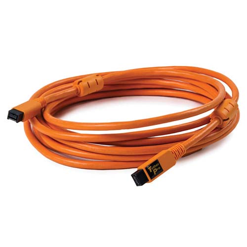 CABLE TETHERPRO FIREWIRE IEEE 1394 800 9 TO 9 PIN 4.6 MTS FW TETHERTOOLS 