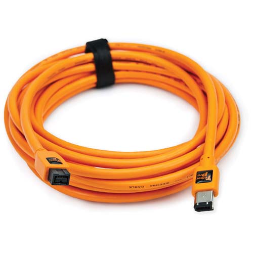 CABLE TETHERPRO FIREWIRE IEEE 1394 800/400 9 TO 6 PIN 4.6 MT TETHERTOOLS 