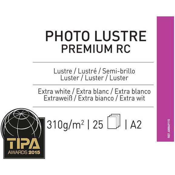 PAPEL CANSON PHOTO LUSTER PREMIUM RC A2 25H 310 GR CANSON 