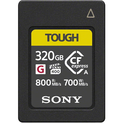 TARJETA CFEXPRESS 320 GB SONY TOUGH TYPE A (G). SONY 