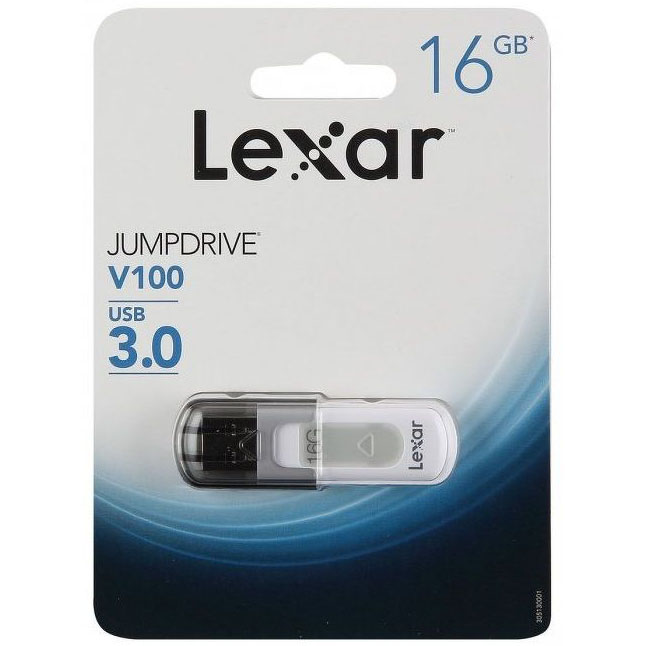 PENDRIVE 16GB LEXAR V100 USB 3.0