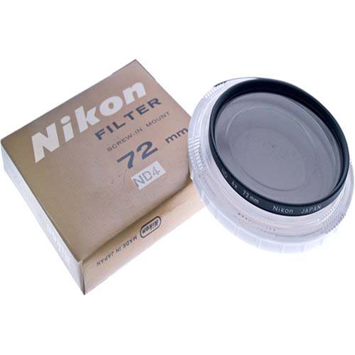 FILTRO NIKON 72 GRIS ND4 (2 PASOS) 0.6