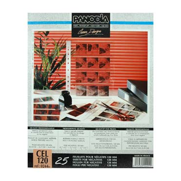 HOJAS PANODIA \'NEGATIVOS\' CEL-120: 120 (25)