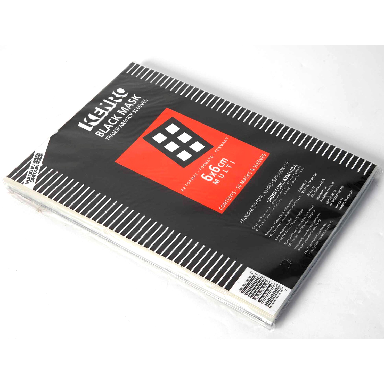 MASCARILLAS KENRO 6X6 MULTI (10U) EXT A4 CARTON + BOLSA