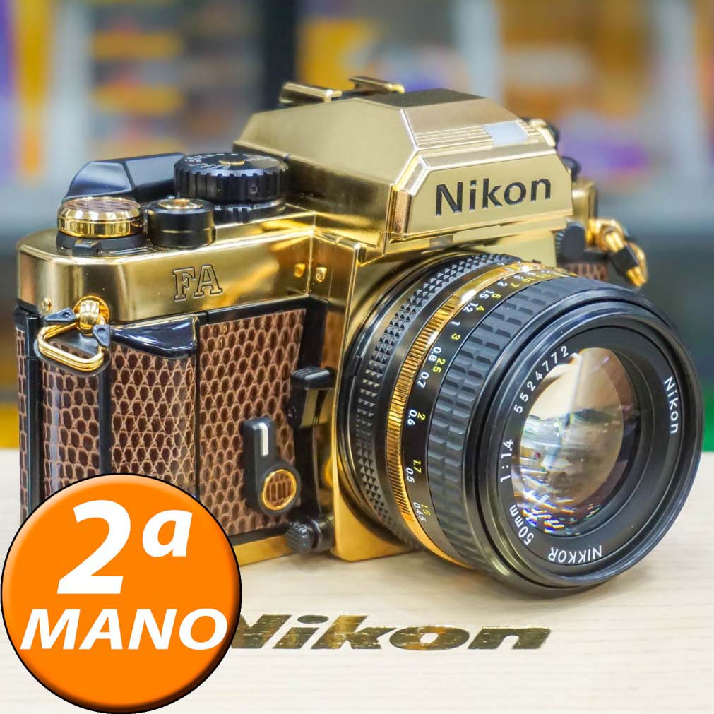 NIKON FA + 50/1.4 GOLD (2ª MANO)