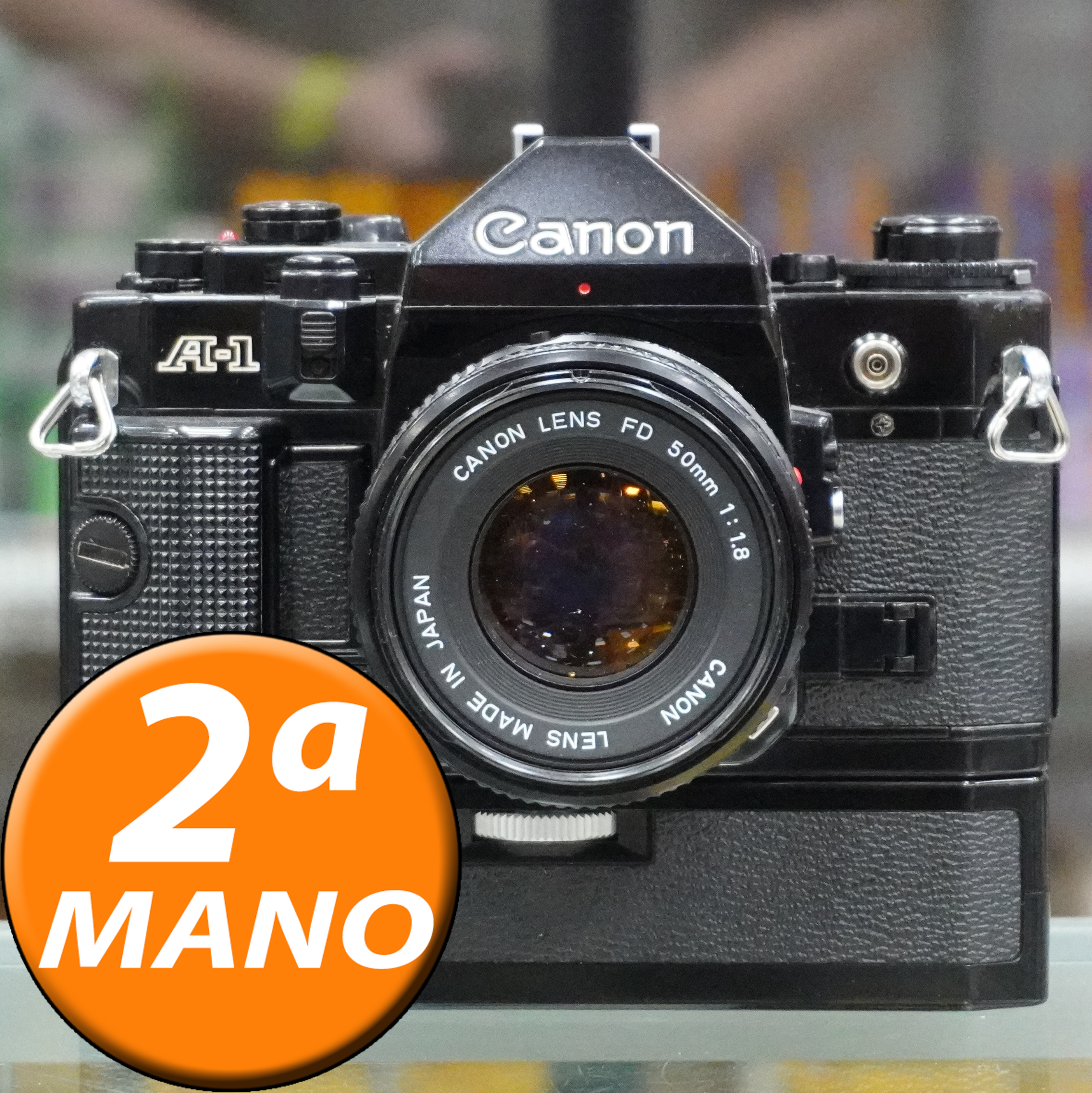 CANON A1 + 50/1.8 + DRIVE