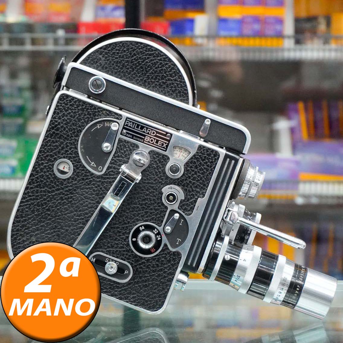 CAM 16mm BOLEX REFLEX + 3 OBJ