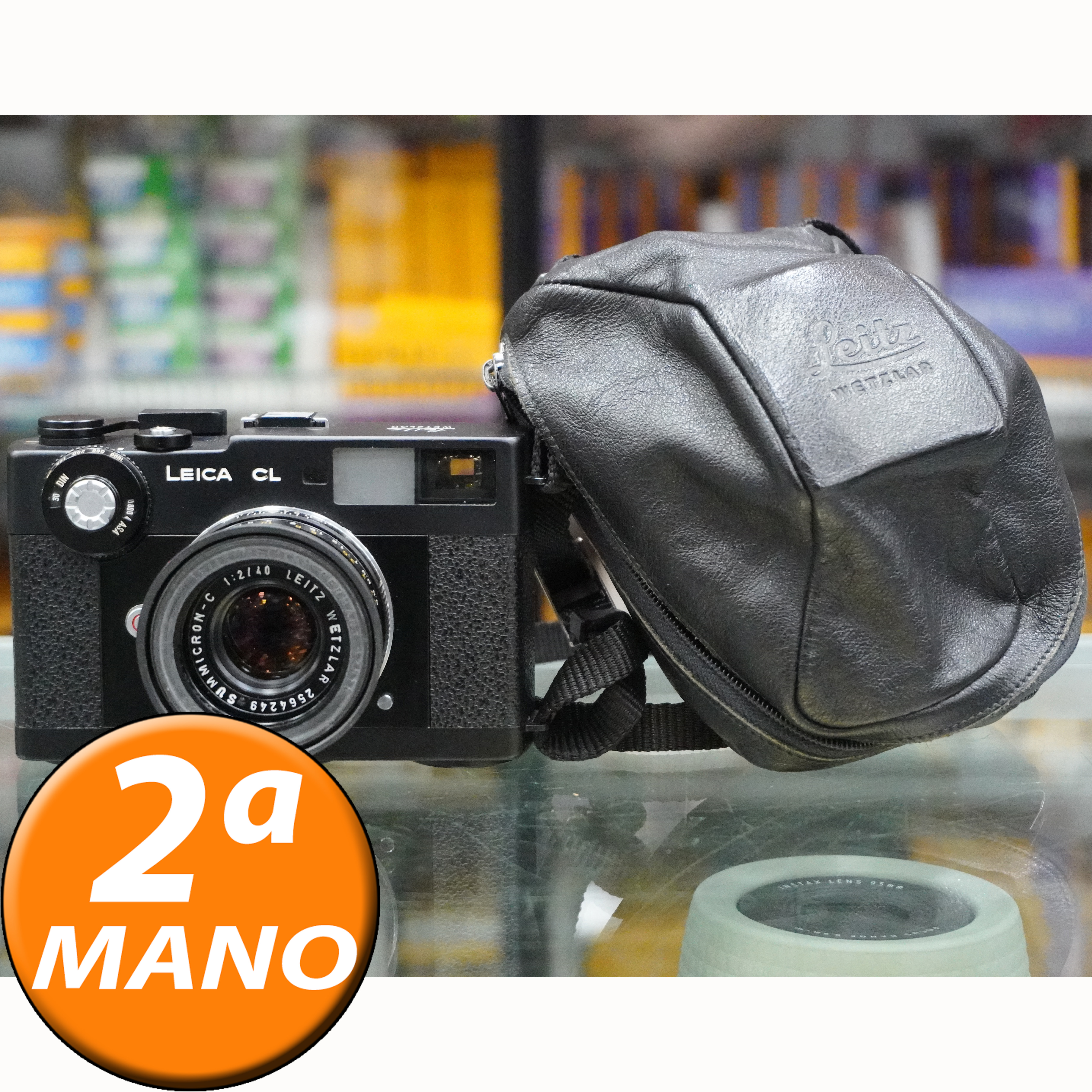 LEICA CL + SUMMICRON 40/2 + FUNDA