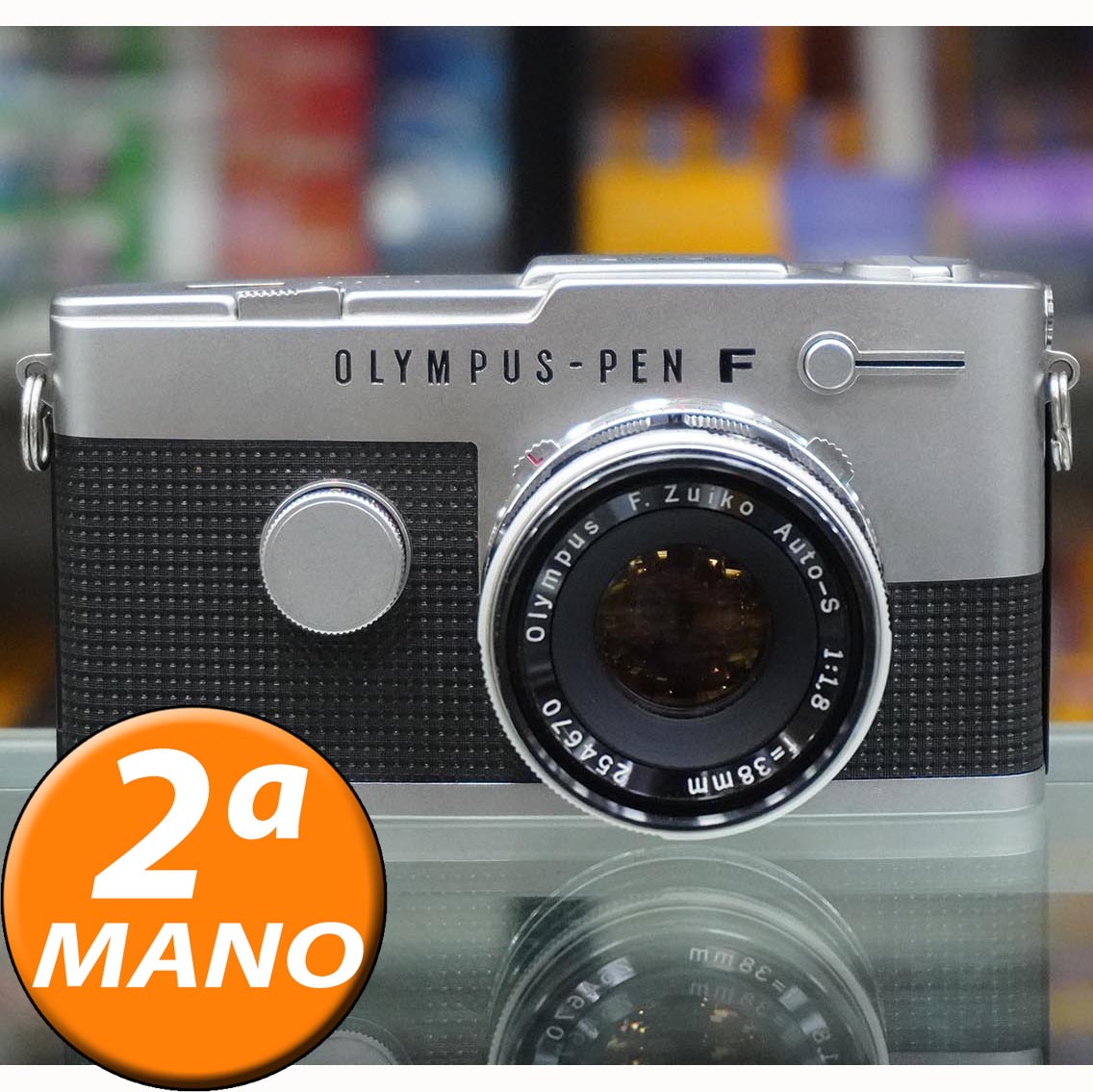 OLYMPUS PEN F + 38/1.8 + FUNDA