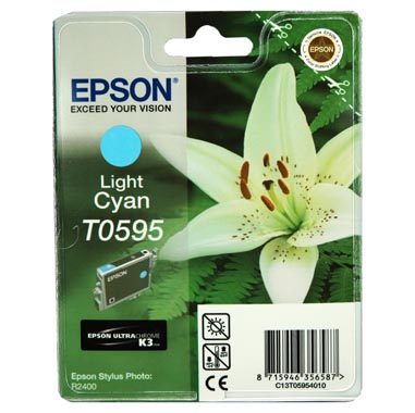 TINTA EPSON T0595 CIAN CLARO 13 ML PARA R2400