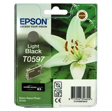 TINTA EPSON T0597 GRIS 13 ML PARA R2400 EPSON 