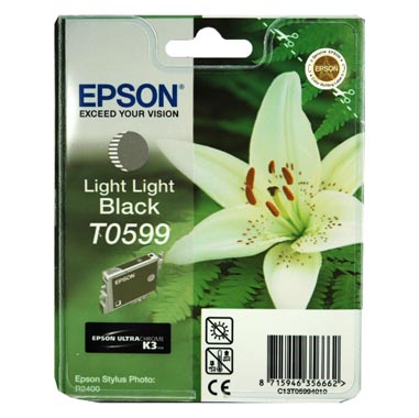 TINTA EPSON T0599 GRIS CLARO PARA R2400 EPSON 