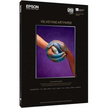 PAPEL EPSON A3+ 20H VELVET FINE ART 255 GR