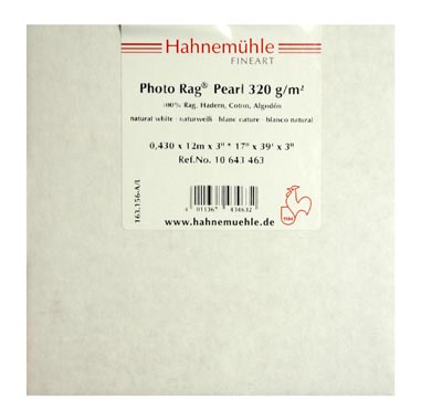 PAPEL HAHNEMUEHLE PHOTO RAG PEARL 320 GR 17\'X12MTS