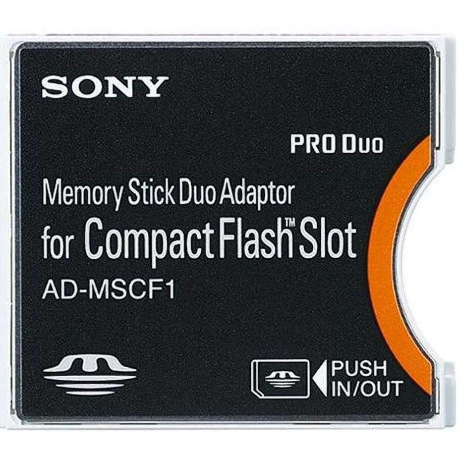 ADAPTADOR SONY AD-MSCF1 DE MEMORY STICK DUO A COMPAC FLASH SONY 