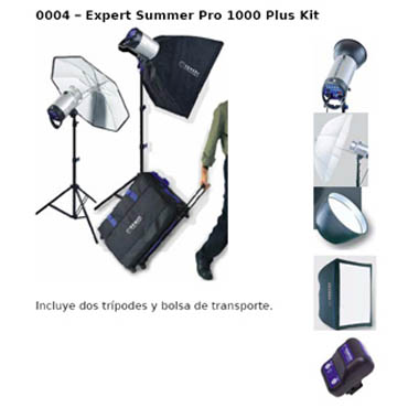 KIT HENSEL EXPERT PRO 1000 PLUS HENSEL 