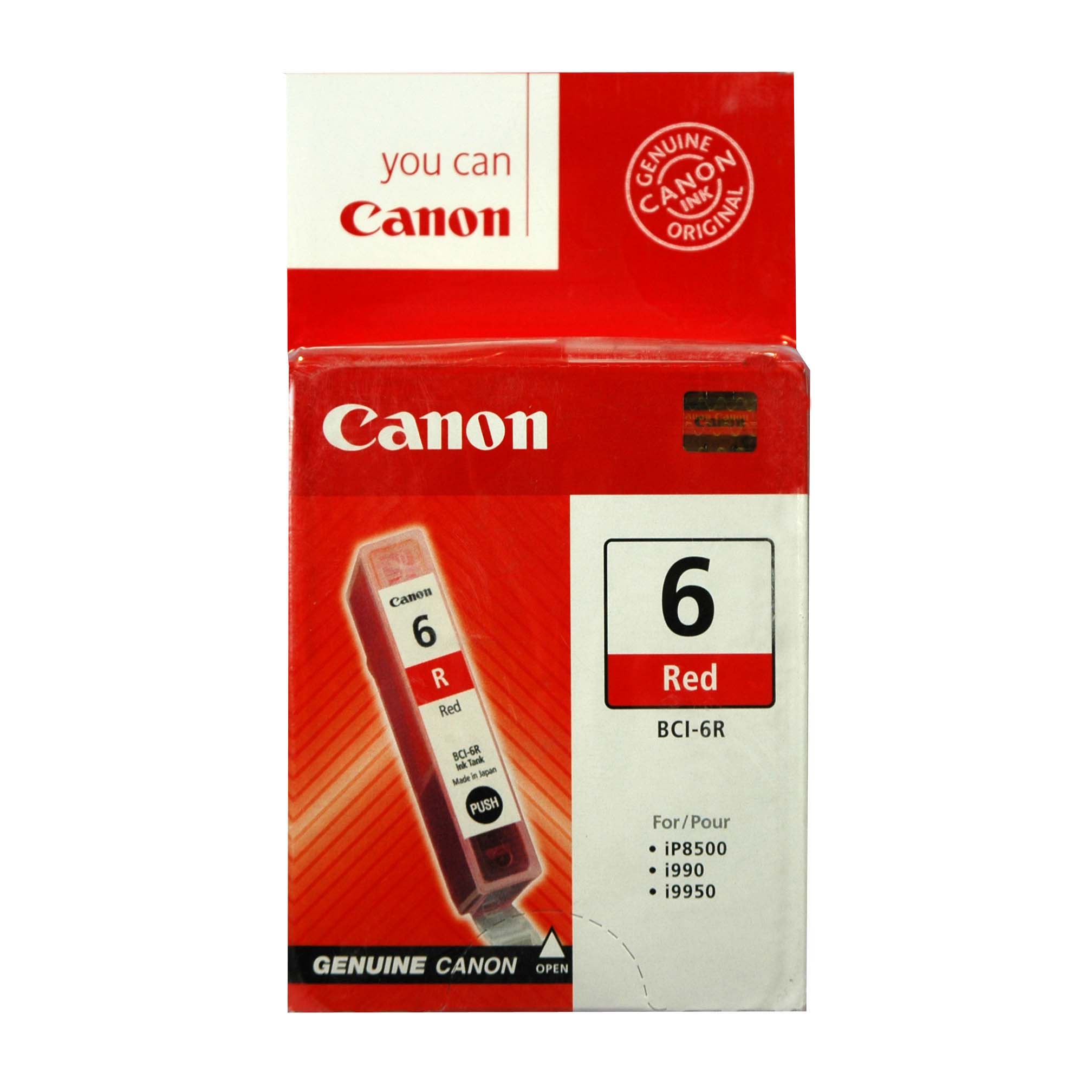 TINTA CANON BCI-6R ROJO 13 ML