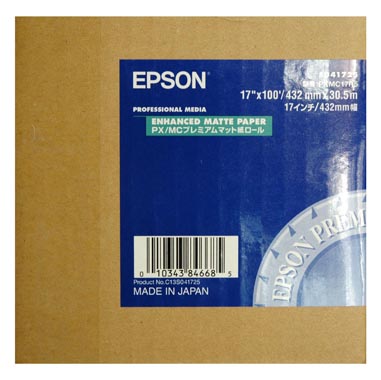 PAPEL EPSON 17\'X30 MT 189GR ENHANCED MATTE PAPER