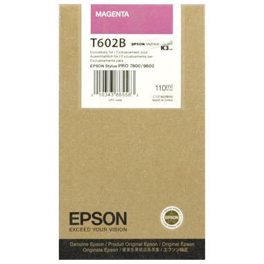TINTA EPSON T602B MAGENTA 110 ML PARA 7800-9800-7880-9880 EPSON 