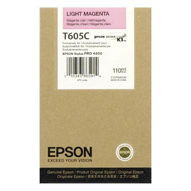 TINTA EPSON T605C LIGHT MAGENTA PARA PRO-4800 110 ML EPSON 