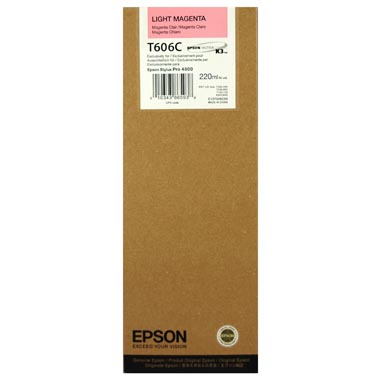 TINTA EPSON T606C MAGENTA CLARO PARA PRO-4800 220 ML EPSON 