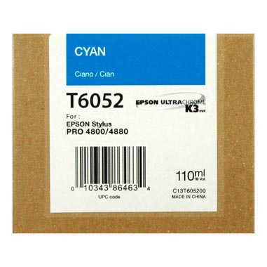 TINTA EPSON T6052 CIAN 110 ML PARA 4880 EPSON 