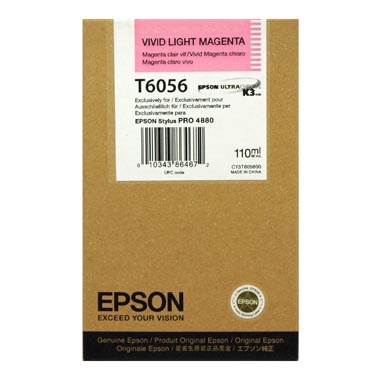 TINTA EPSON T6056 MAGENTA VIVO CLARO 110 ML PARA 4880 EPSON 