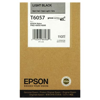 TINTA EPSON T6057 GRIS 110 ML PARA 4880 EPSON 