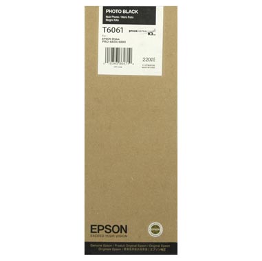 TINTA EPSON T6061 NEGRO FOTO 220 ML PARA 4880-4800