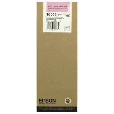 TINTA EPSON T6066 MAGENTA VIVO CLARO 220 ML PARA 4880 EPSON 