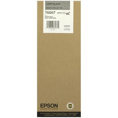 TINTA EPSON T6067 GRIS 220 ML PARA 4880-4800