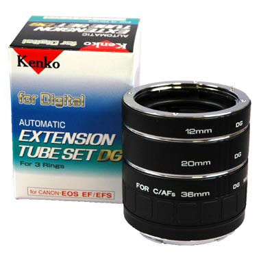 TUBO DE EXTENSION KENKO (3) PARA CANON EOS EFS/EF