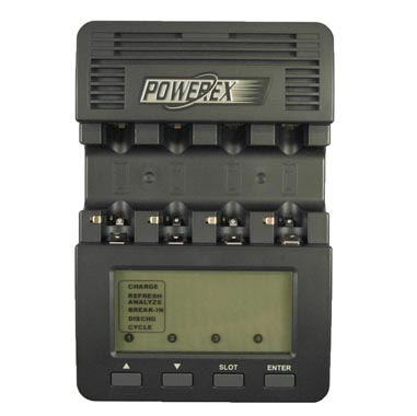 CARGADOR POWEREX MH-C9000 LCD WIZARDONE SIN BATERIAS