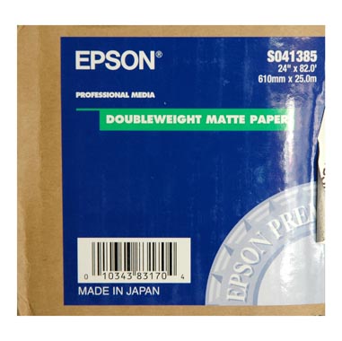 PAPEL EPSON 24\'X25 MT 180GR DOUBLEWEIGHT MATTE PAPER