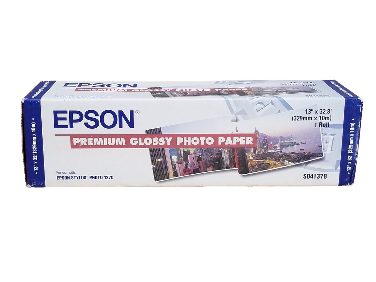 PAPEL EPSON 13\'X10 MT 255G PREMIUM GLOSSY PHOTO PAPER