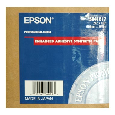 PAPEL EPSON 24\'X30 MT 135GR ENHANCED ADHESIVE SYNTHETIC