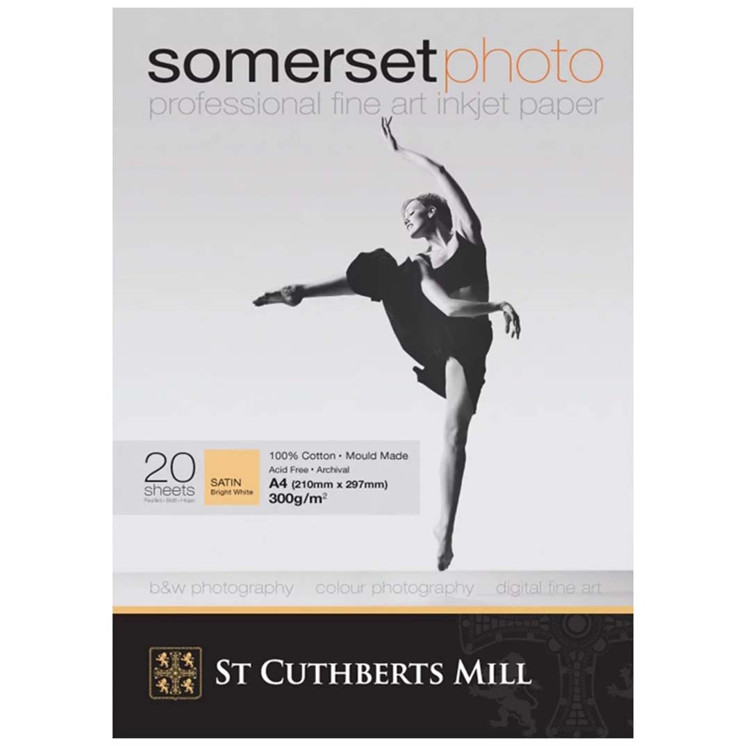 PAPEL SOMERSET PHOTO A2 20H 300 GR SATINADO