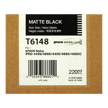 TINTA EPSON T6148 NEGRO MATE 220 ML P/4880-4800 EPSON 