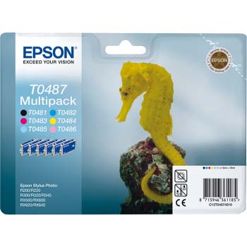 TINTA EPSON T0487 MULTIPACK P/R200