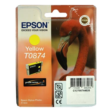 TINTA EPSON T0874 AMARILLO P/R1900