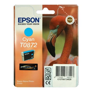 TINTA EPSON T0872 CYAN P/R1900