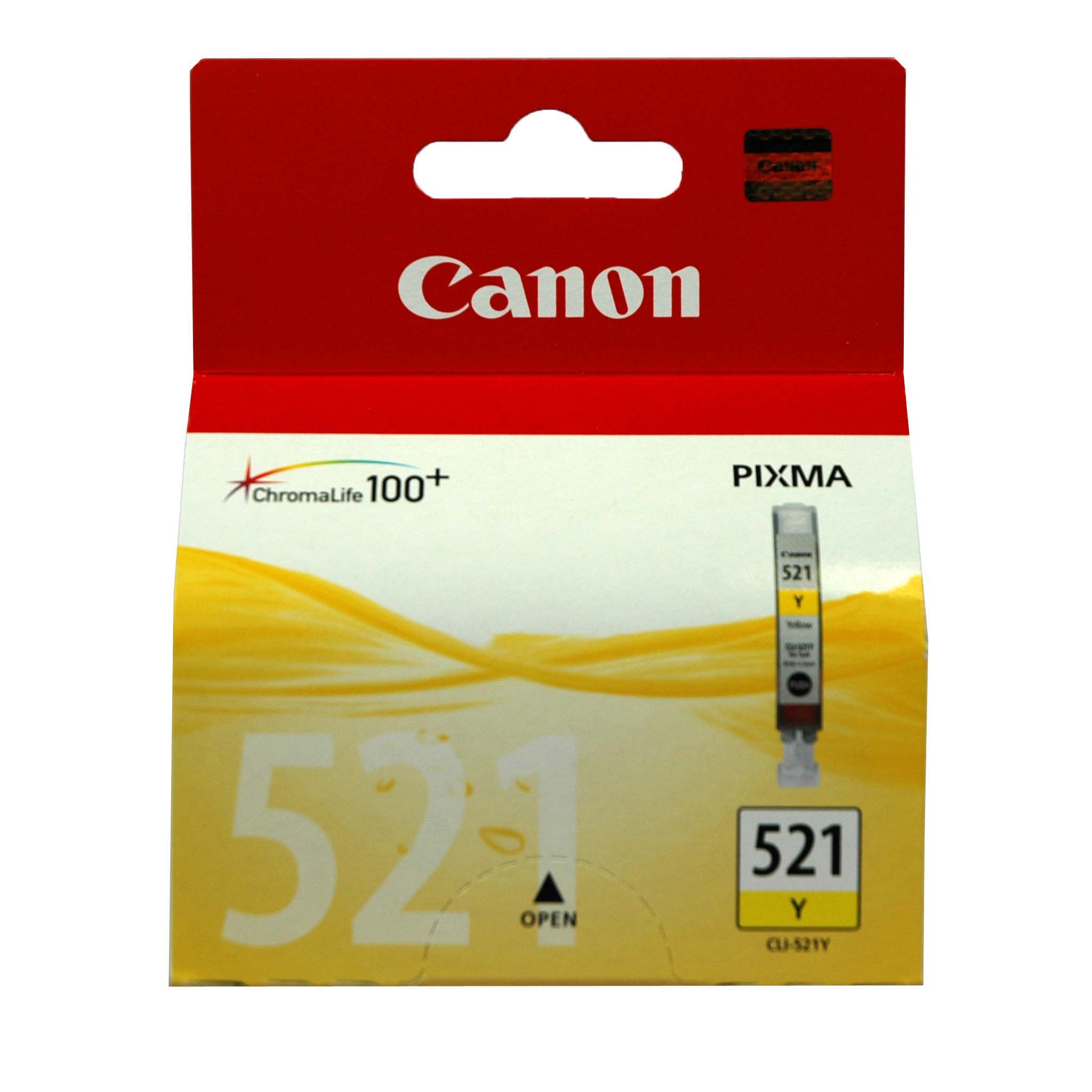 TINTA CANON CLI-521 Y AMARILLO CANON 