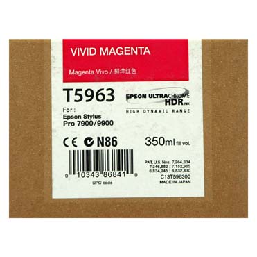 TINTA EPSON T5963 350 ML MAG VIVO PARA 9900-7900 EPSON 