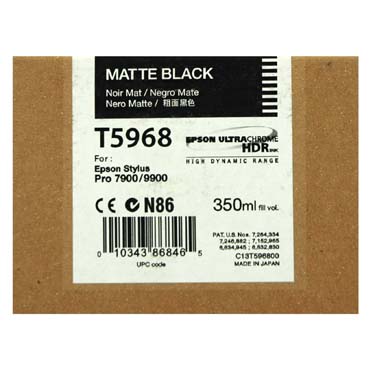 TINTA EPSON T5968 350 ML NEGRO MATE PARA 9900-7900