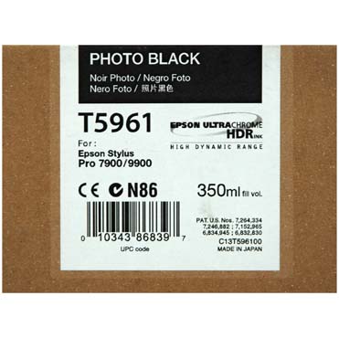 TINTA EPSON T5961 350 ML NEGRO PHOTO PARA 9900-7900