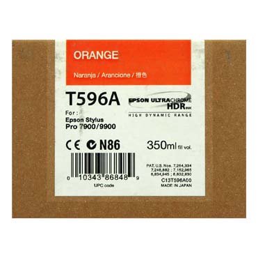 TINTA EPSON T596A 350 ML NARANJA PARA 9900-7900