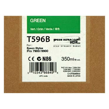 TINTA EPSON T596B 350 ML VERDE PARA 9900-7900