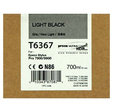 TINTA EPSON T6367 700 ML GRIS PARA 9900-7900-7890